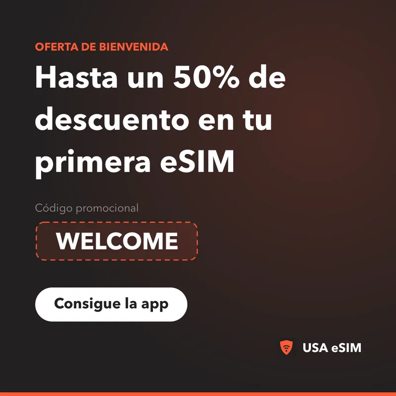 Código Promocional USA eSIM — WELCOME: hasta un 50%