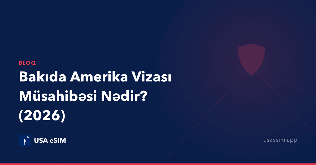 Bakıda Amerika Vizası Müsahibəsi Nədir? (2026)