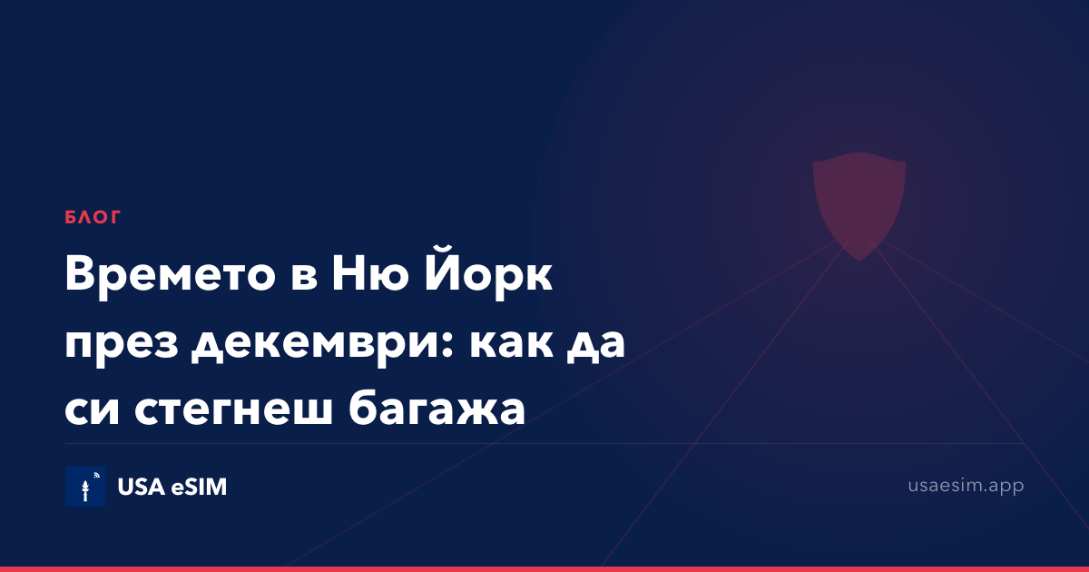 Времето в Ню Йорк през декември: как да си стегнеш багажа