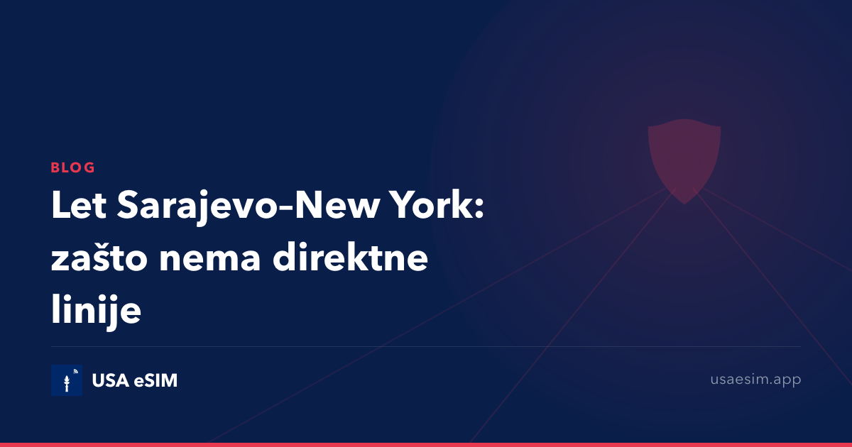 Let Sarajevo–New York: zašto nema direktne linije