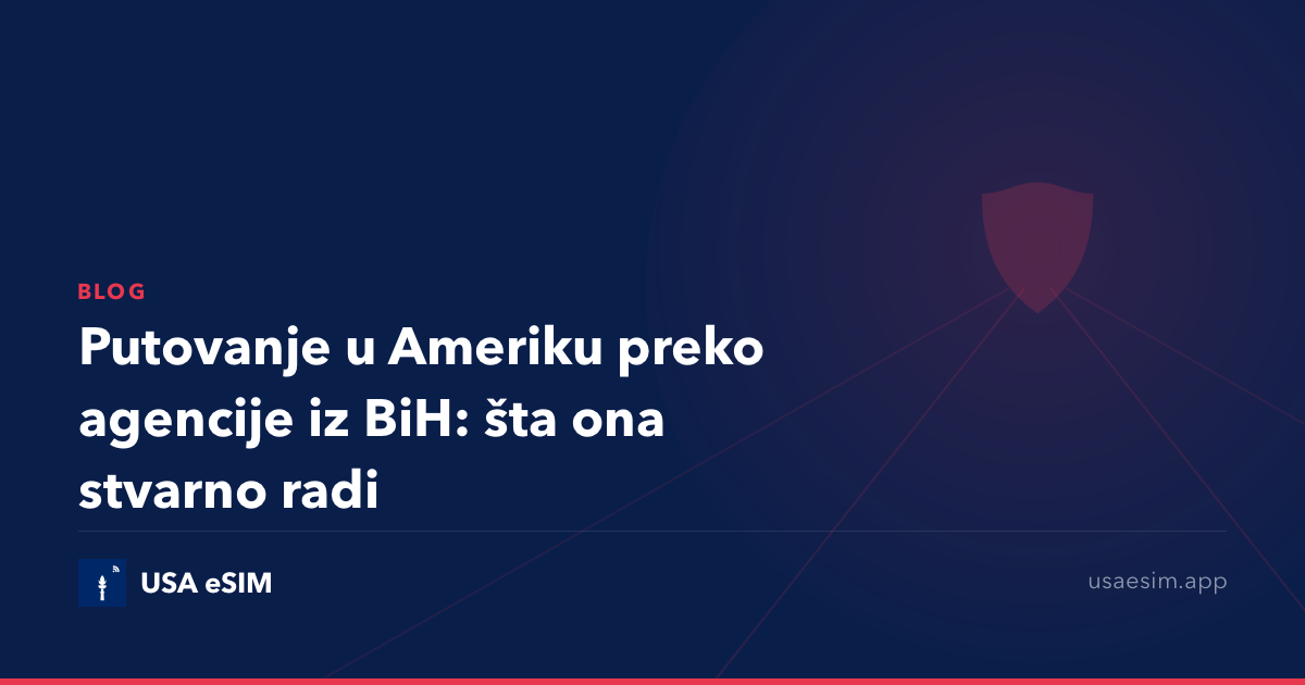 Putovanje u Ameriku preko agencije iz BiH: šta ona stvarno radi
