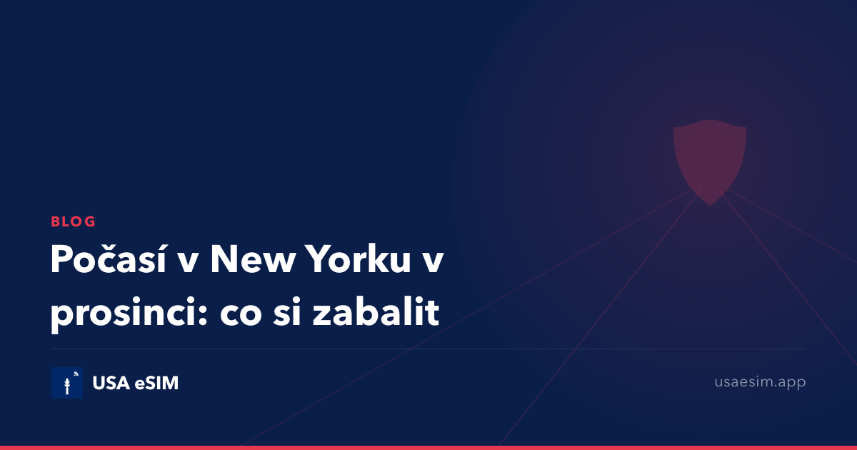 Počasí v New Yorku v prosinci: co si zabalit