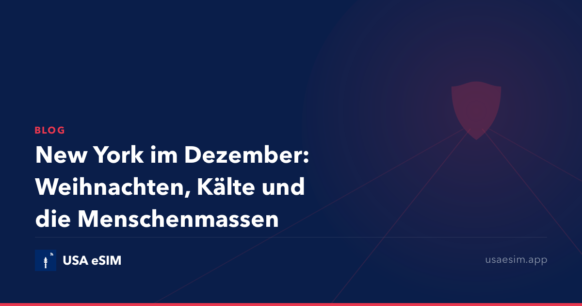 New York im Dezember: Weihnachten, Kälte und die Menschenmassen