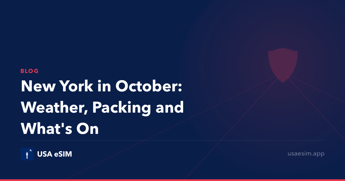 New York in October: Weather, Packing and What's On