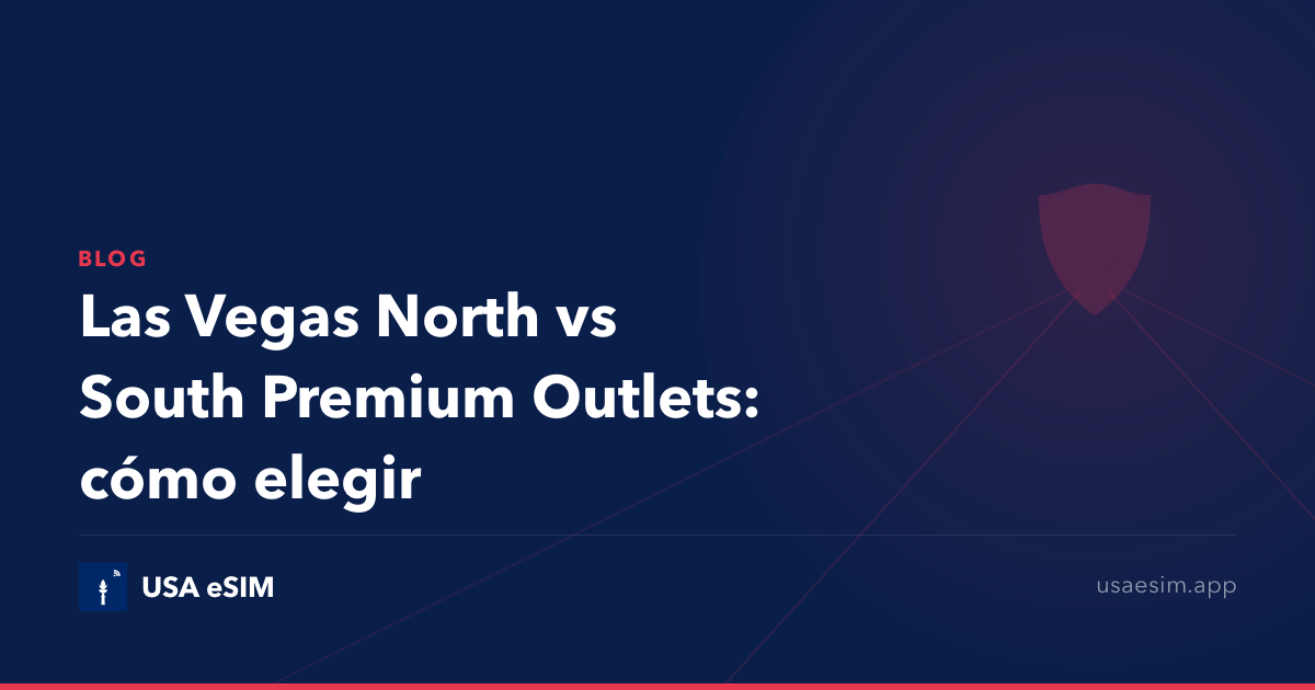 Las Vegas North vs South Premium Outlets: cómo elegir