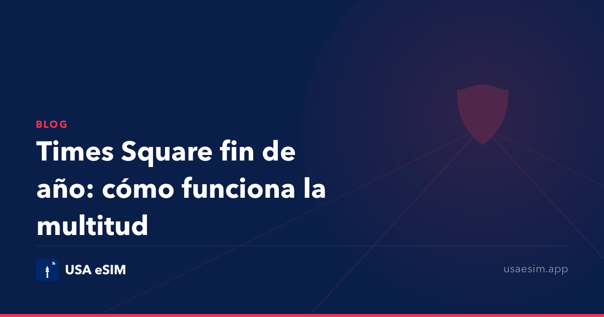 Times Square fin de año: cómo funciona la multitud