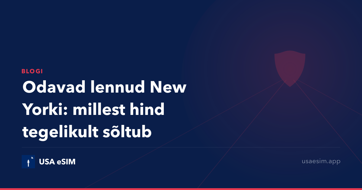 Odavad lennud New Yorki: millest hind tegelikult sõltub