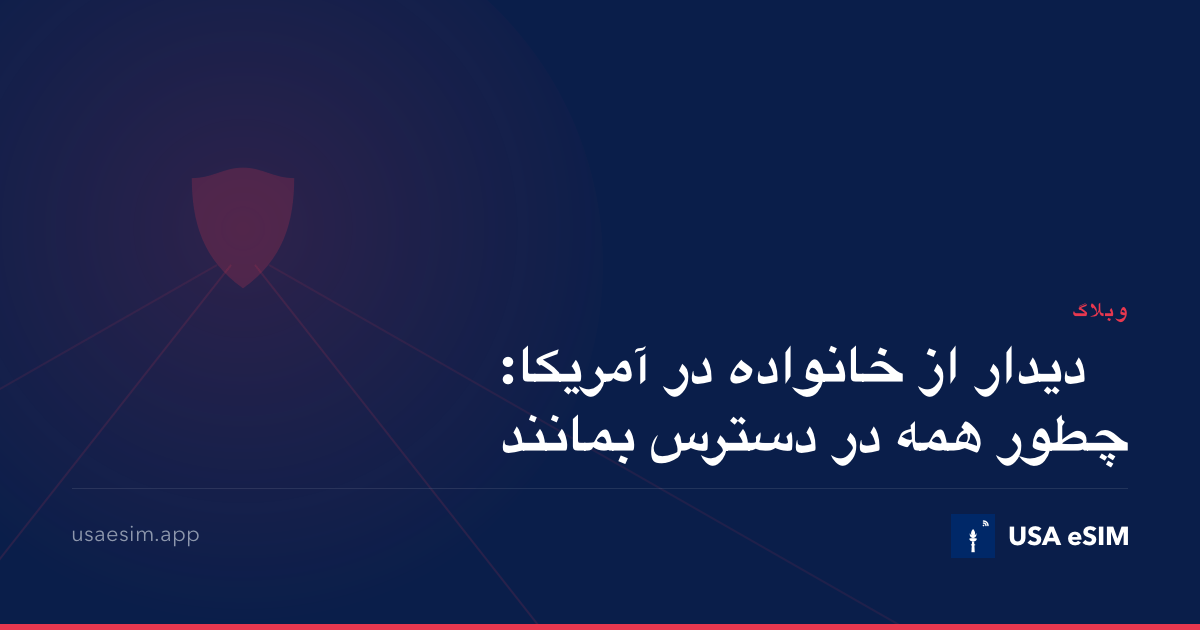 دیدار از خانواده در آمریکا: چطور همه در دسترس بمانند