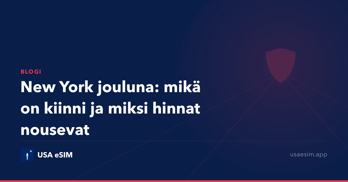 New York jouluna: mikä on kiinni ja miksi hinnat nousevat