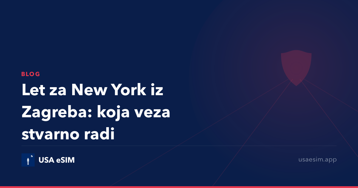 Let za New York iz Zagreba: koja veza stvarno radi