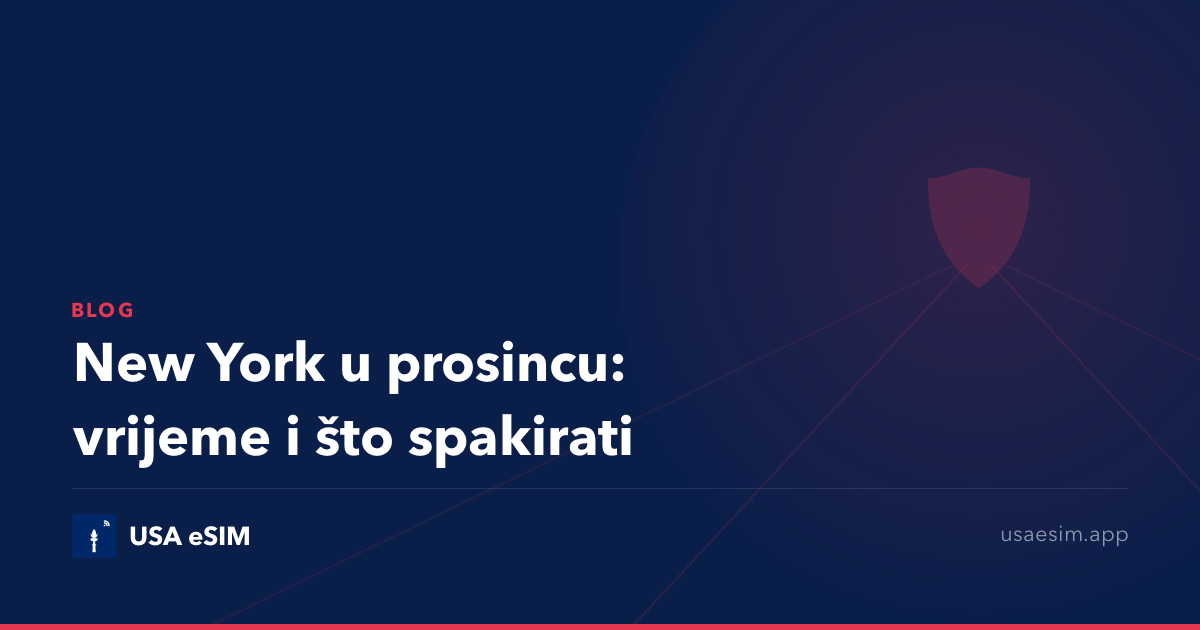 New York u prosincu: vrijeme i što spakirati