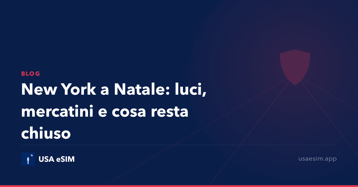 New York a Natale: luci, mercatini e cosa resta chiuso