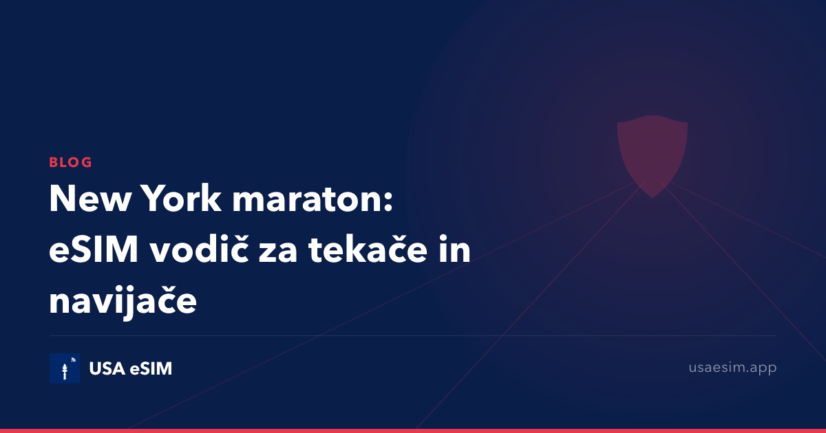 New York maraton: eSIM vodič za tekače in navijače
