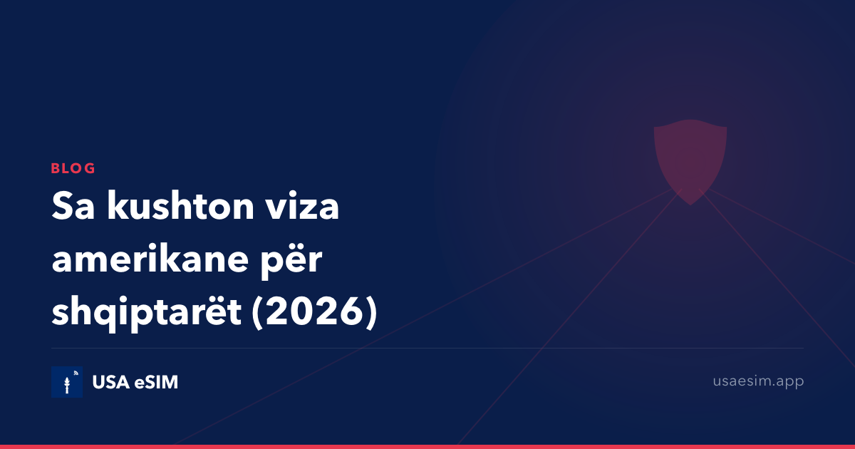 Sa kushton viza amerikane për shqiptarët (2026)