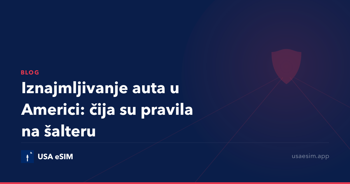 Iznajmljivanje auta u Americi: čija su pravila na šalteru