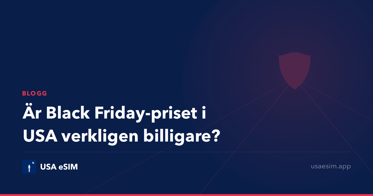 Är Black Friday-priset i USA verkligen billigare?