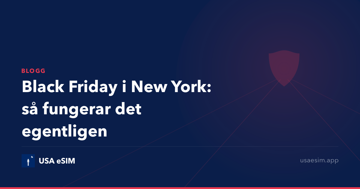 Black Friday i New York: så fungerar det egentligen