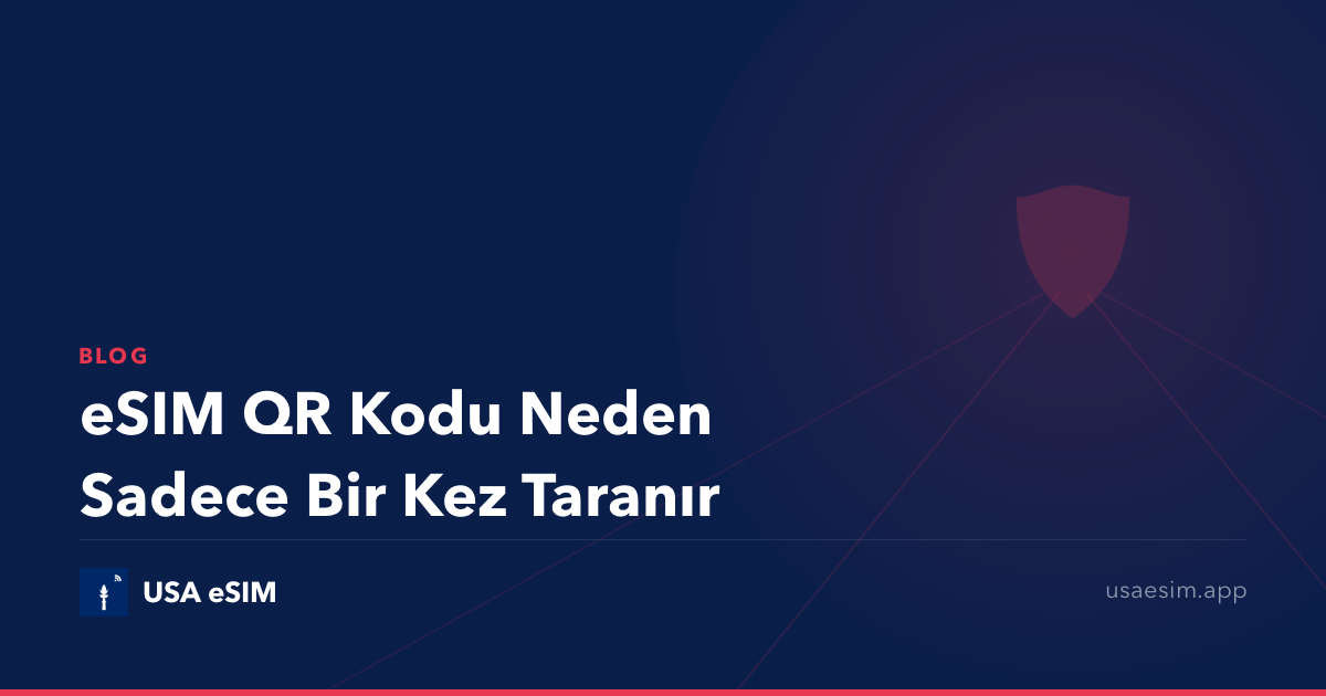 eSIM QR Kodu Neden Sadece Bir Kez Taranır