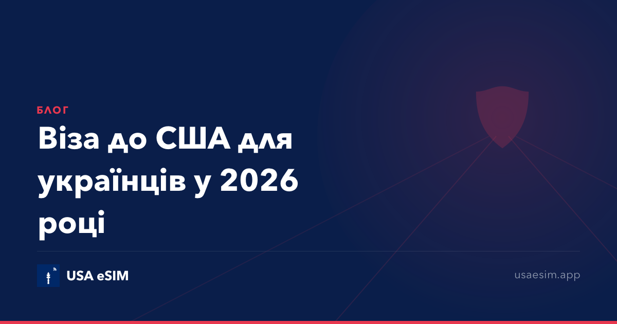 Віза до США для українців у 2026 році